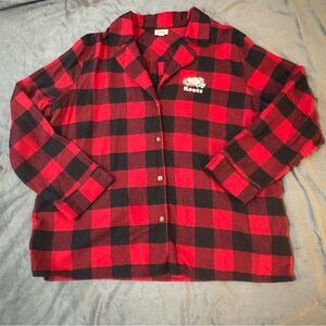 Roots Red and Black Plaid Button Down Shirt

#1178